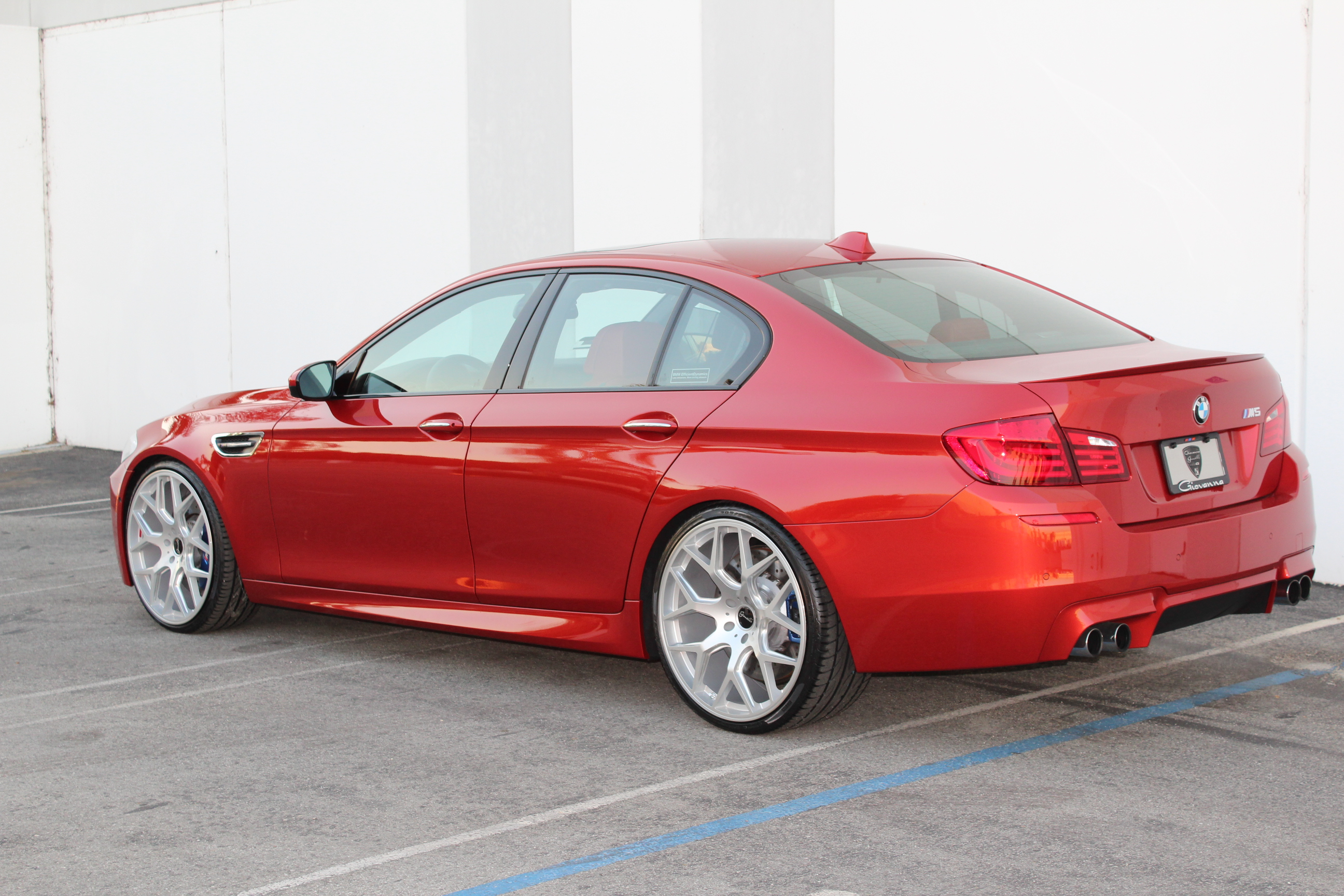 Gianelle Puerto Silver on BMW M5 F10